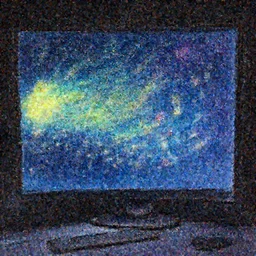 magic universe wind coming out of a computer screen, mystical shootingstars, artstation, James Gurney