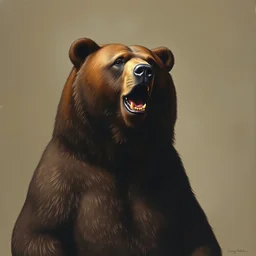 a bear character by george tooker