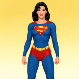 lois lane wearing superman's outfit