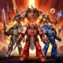 vibrant warhammer 4 0 k warrior hd necron and space marine