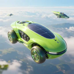 solarpunk hovercar, clean energy, green technology, batoidea shape, airspace, sunny day, futurism, intricate, engines, glow, highly detailed, peaceful, utopia, bright, digital painting, artstation, concept art, smooth, sharp focus, epic landscape, art by akihiko yoshida and tim mcburnie and anato finnstark