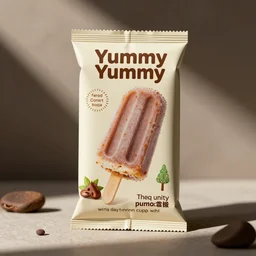 yummy yummy popsicles product packing design