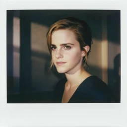 Polaroid of Emma Watson by Emmanuel Lubezki
