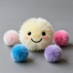 happy little puff balls,