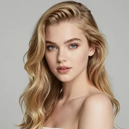 most beautiful gorgeous girl in the world with blonde cute hair high resolution