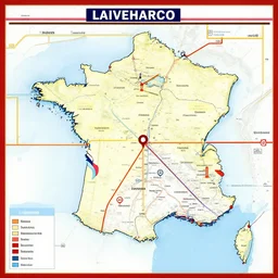 a metro map of the whole france
