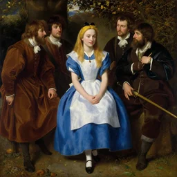 a beautiful painting of alice eve by john everett millais and dante gabriel rossetti and john collier and john william waterhouse, preraphaelite, detailed, trending on artstation, hd, masterpiece