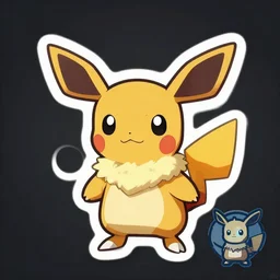 cute miss mascot chapignon chapignon breloom pokemon sticker art, cronobreaker, beeple game icon