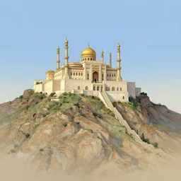a remote palace on an inaccessible mountain where the hashashin are convinced they will reach paradise, art by edwin longsden long and theodore ralli and nasreddine dinet and adam styka. masterful intricate art. oil on canvas, excellent lighting, high detail 8 k