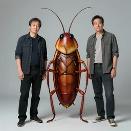 full body cockroach character, by peter chan and Larry Ahern