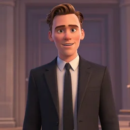 Tom Hiddleston as a Pixar movie character