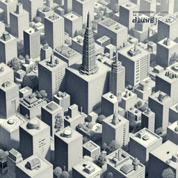 “geometrically surreal cube town, extremely high detail, photorealistic, intricate drawings, dotart, album art in the style of James Jean”