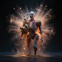 neural dust. contest - winning artwork. stunning lighting