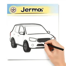 jerma drawn in the carson - dellosa art style, digital art, very simple