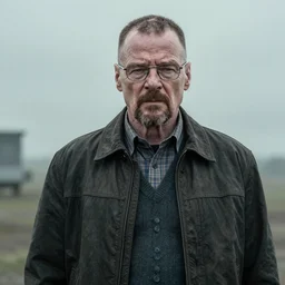 Walter White in The Walking Dead 4K quality super realistic