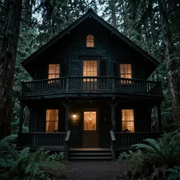 The Black Lodge in Twin Peaks.