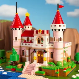 lego mario peach's castle set