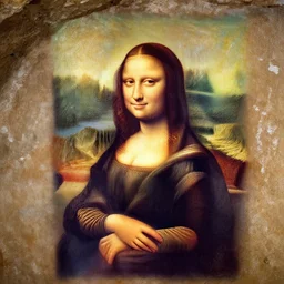 cave painting of mona lisa, altamira cave painting