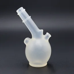 translucent vibrating rubber bong