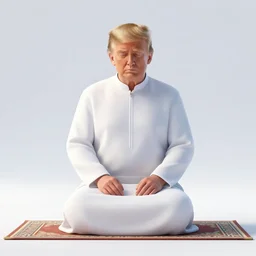 trump islamic praying