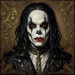 portrait of a slipknot band with heightened detail, poised, intense emotion, detailed facial expression, detailed surroundings, intricate, elegant, highly detailed, centered, digital painting, artstation, concept art, smooth, sharp focus, illustration, by ( leonardo da vinci ), wlop