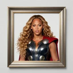 beyonce as thor movie frame, mcu