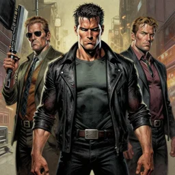 a highly detailed gritty painting of matt murdock, by james gurney, greg rutkowski, by craig mullins