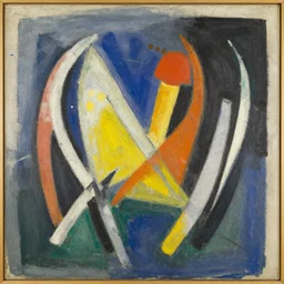 a paul klee abstract, artwork by max klinger