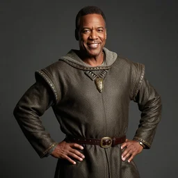 promotional photograph of steve harvey in medieval clothing, highly detailed, cinematic lighting, photo, award - winning photograph, professional photograph, dramatic posing