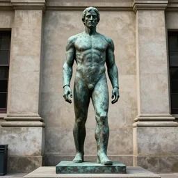 photo of the SCP-173 statue, by the SCP Foundation