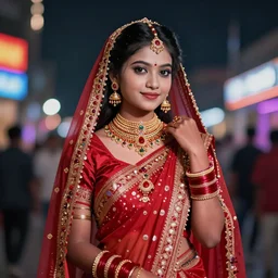 photo portrait the most beautiful Assamese girl in the world. I can’t believe how she’s beautiful. She is in Assam bihu mekhela dresses. Cyberpunk. Synthwave. 8K. In Amazing cosplay. Hyperdatailed national geographic”
