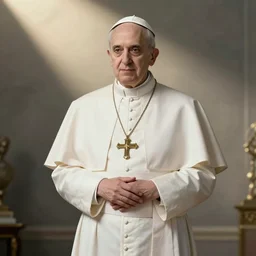 hyper realistic lisa ann dressed as holy pope