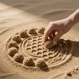sand art touched hive meatball repeats