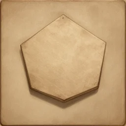 regular pentagon in a square