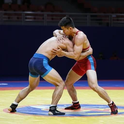 man and woman wrestling, no clothes