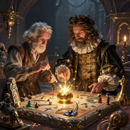 a scientist splicing magic in the baroque era, hearthstone art style, epic fantasy style art by Craig Mullins, fantasy epic digital art, epic fantasy card game art by Greg Rutkowski