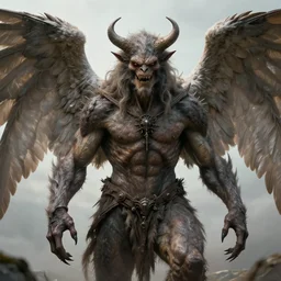biblically accurate monster, angel, hyperrealistic render, hdr, be not afraid