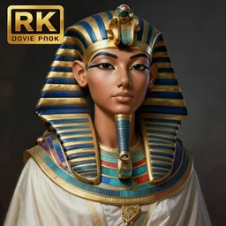 an anthropomorphic beautiful female wizard of pharaoh portrait wearing robe, fine art, award winning, intricate, elegant, sharp focus, octane render, hyperrealistic, cinematic lighting, highly detailed, digital painting, 8 k concept art, art by jamie hewlett and z. w. gu, masterpiece, trending on artstation, 8 k