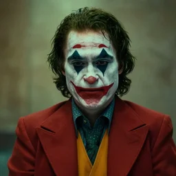film still of Robert Downey Junior as joker in the new Joker movie