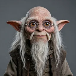 gollum as a wise father figure, professional headshot