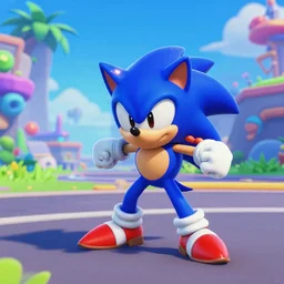 sonic dancing in fortnite, gameplay