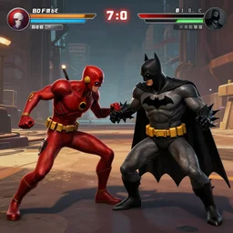 daredevil and batman playing videogame