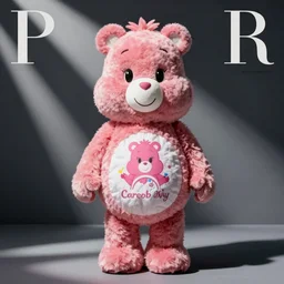 care bear fashion, dress with the theme of the care Bears, fashion magazine, professional photography