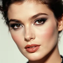 glamourous photograph of a supermodel in 1 9 8 5, zoomed in, telephoto lens, vintage photograph, historical archive, 8 k