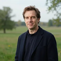 a portrait of a character in a scenic environment by jean - marie gitard