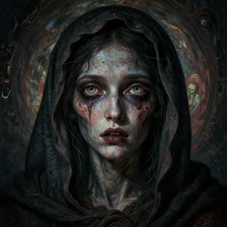 the transcendent being embodying fear of the gaze, photorealistic, detailed photography, divinity, awful, cosmic horror, religious art, blasphemous