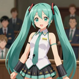 Anime art very beautiful Hatsune miku by Gil Elvgren, Vladimir Volegov, Earl Moran, Enoch Bolles, Lois van baarle, Greg Rutkowski, symmetrical shoulders, revealing outfit