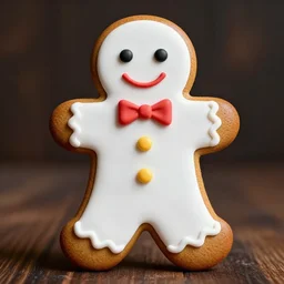 white gingerbread man