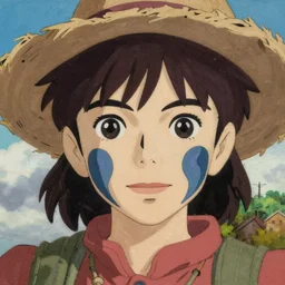 prompt : portrait of scavenger painted in miyazaki color style drawn by katsuhiro otomo and takato yamamoto, inspired by fables, china doll face, smooth face feature, intricate oil painting, high detail, sharp high detail, manga and anime 2 0 0 0