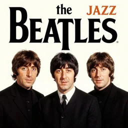 the beatles jazz album cover, album cover